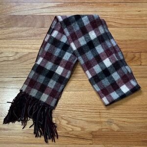 Men’s Plaid Winter Scarf